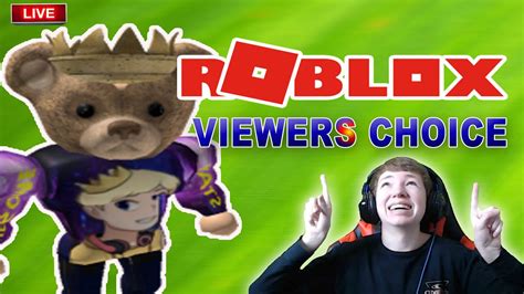 Mr King Awesome Live Stream Roblox Viewers Choice 50 Likes Friend
