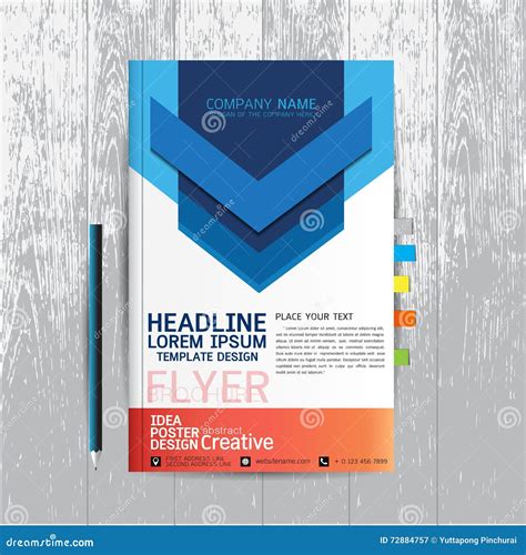 Brochure Flyers Poster Design Layout Template In A4 Size With Stock
