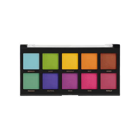 Spectrum 10 Shade Rainbow Palette Profusion Cosmetics