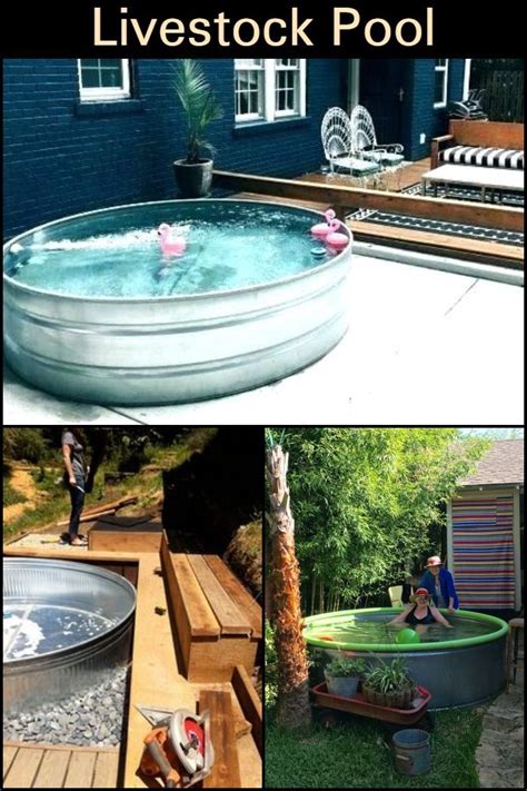 Livestock Tank Turned Diy Pool The Owner Builder Network Livestock Tank Backyard Oasis