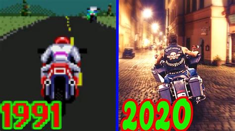 Evolution Of Road Rash Games 1991 2020 Youtube