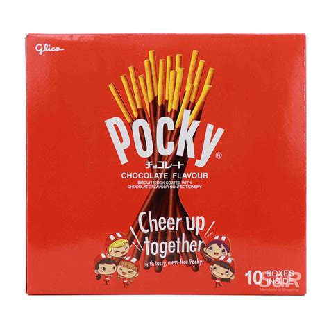 Glico Pocky Chocolate Flavor Sticks 10 Boxes