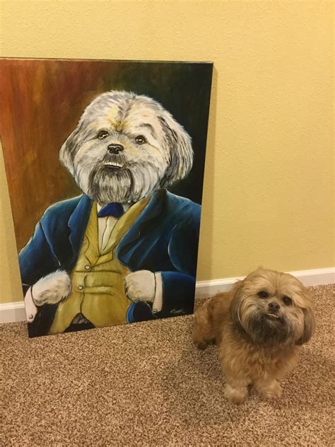 I Asked A Local Artist To Do A Painting Of My Dog Funny