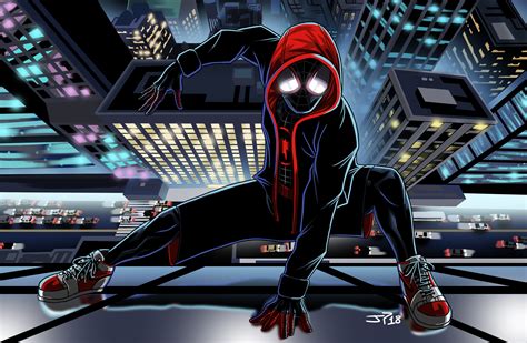 2048x1152 Spiderman Into The Spider Verse Movie Art 2048x1152