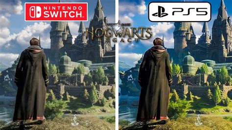 Hogwarts Legacy Ps5 Vs Nintendo Switch Graphics Comparison Youtube