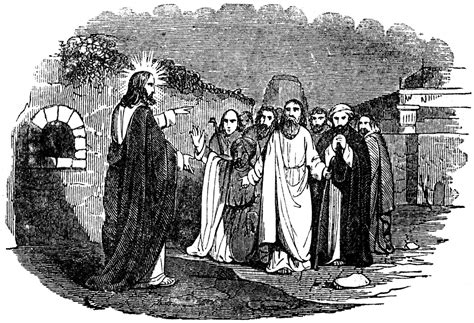Jesus Speaks To Ten Lepers Clipart Etc