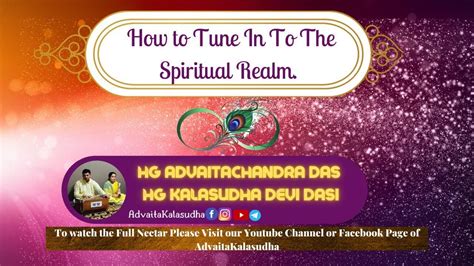 How To Tune In To The Spiritual Realm Youtube