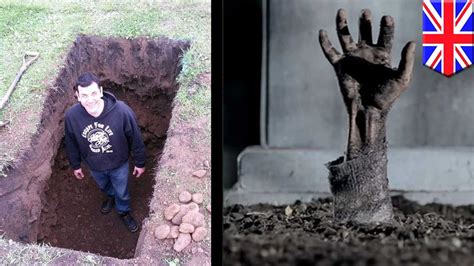 Buried Alive Uk Escape Artist Anthony Brittons Six Feet Under Stunt