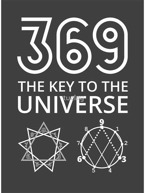369 The Key To The Universe White Poster For Sale By Tuzlay Redbubble