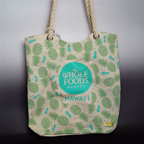 Aloha Market ！a New Pattern The Shopping Tote Bag Of The Whole Foods