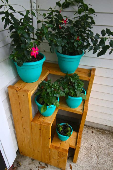 30 Best Diy Outdoor Plant Stand Ideas To Add Color To Your Porch In 2023