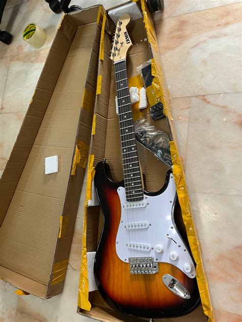 Sunburst Stratocaster Beginner Electric Guitar Strat Not Fender Squier