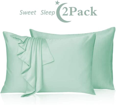 Leccod 2 Pack Silky Satin Pillowcase For Hair And Skin Cool