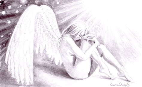 Sad Angel Drawing At Getdrawings Free Download