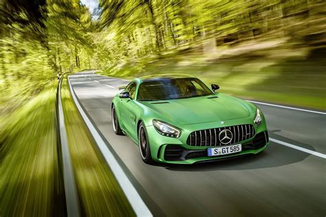 Mercedes Amg Gt R Beast Of The Green Hell Drifts On The Wet Ring