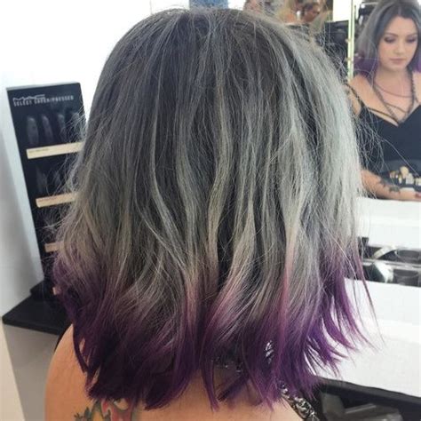 20 Dip Dye Hair Ideas Delight For All Dip Dye Hair Dipped Hair Purple Hair Tips