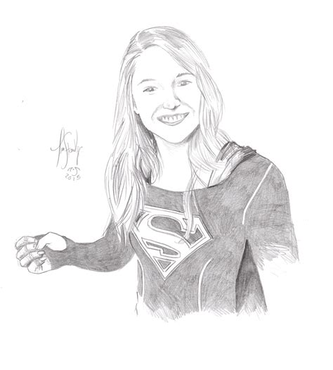 Melissa Benoist As Supergirl Arte Feminina Arte