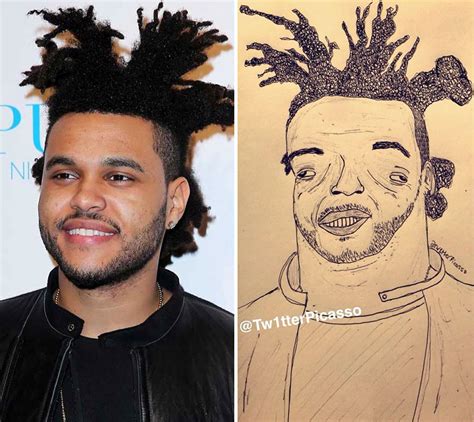 67 Hilarious Celebrity Portraits By Tw1tter Picasso Bored Panda