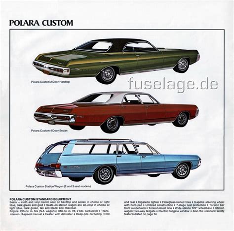 Canadian 1970 Dodge Polaramonaco Catalog