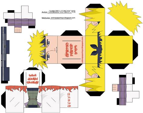 Another Cool Naruto Papercraft Dibujos Para Armar Artesanías De