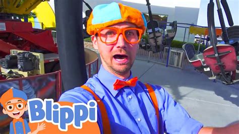 Blippi Visits An Amusement Park Blippi Full Episodes Learning