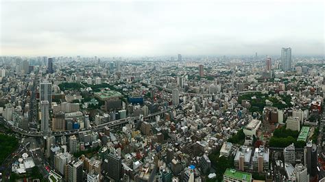 1920x1080 Japan Tokyo Buildings Top View Metropolis Huge Wallpaper