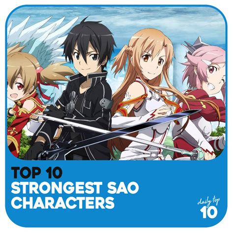 The 10 Most Powerful Sword Art Online Characters Rank