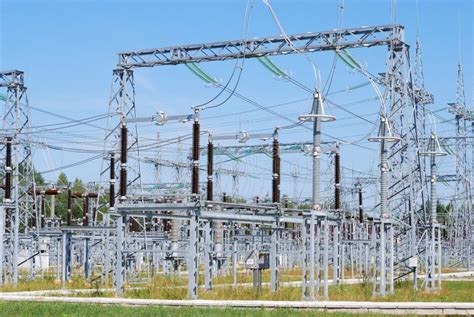 Electric Substation Stock Photo Image Of Construction 22090430