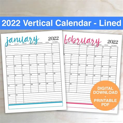 Printable 2022 Calendar One Page 6 Templates Free Printable 2022