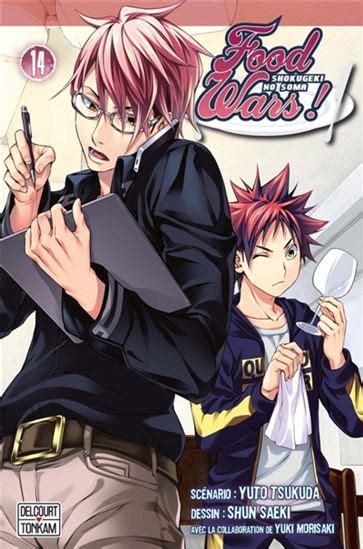 Yuto Tsukuda Shun Saeki Food Wars 14 Mangas Livres Renaud