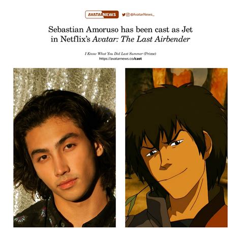 Avatar News On Twitter Sebastian Amoruso Has Been Cast As Jet In The Live Action Avatar The