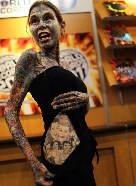 Welcome To Yugotee S Blog Be Inspired Most Tattooed Woman In The World