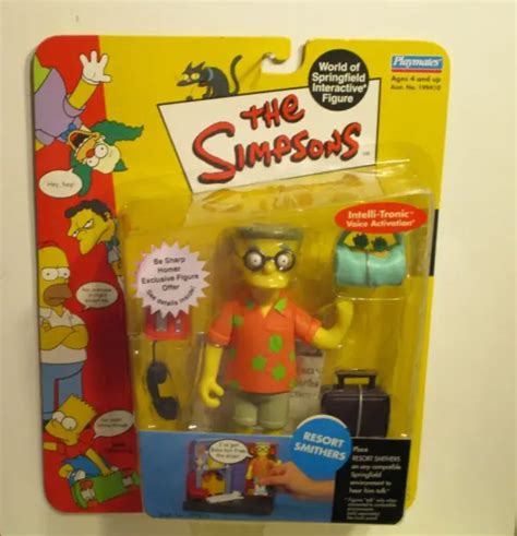 Wos World Of Simpsons Action Figure Resort Smithers 1800 Picclick