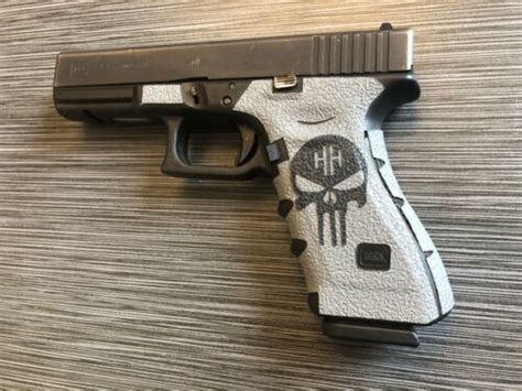 Handleitgrips Textured Rubber Gun Grip Tape Wrap Skull Kit For Glock 35