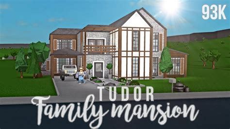 Roblox Bloxburg Tudor Style Mansion Part13 House Build Youtube Images