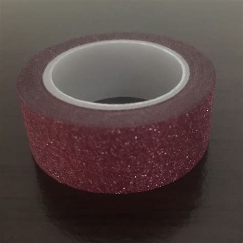 washi tape vermelha com brilho 5m elo7 produtos especiais