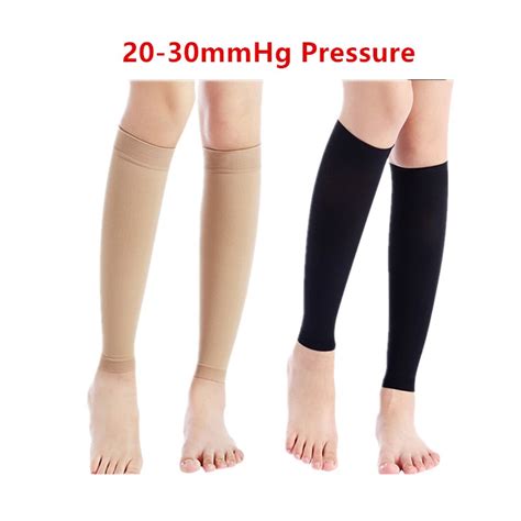 Medical Gradient Knee High 20 30mmhg Compression Stockings For Lower