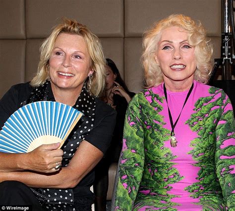 jennifer saunders and debbie harry attend vin and omi lfw show daily mail online