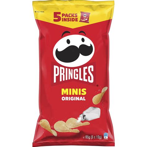 Pringles Minis Original Potato Chips Multipack 95g Woolworths