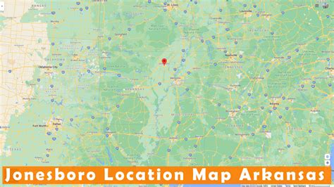 Jonesboro Arkansas Map