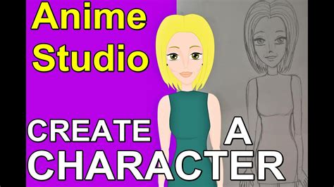 How To Make A Character In Anime Studio Youtube