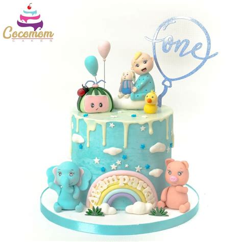 Cocomelon birthday, cocomelon cake topper, cake topper, cocomelon party supplies fiestaoasis. Cocomelon cake in 2020 | Cake, Cake inspiration, Bday