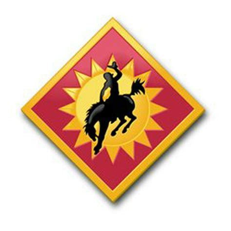 Magnet United States Army 115th Field Artillery Brigade Wyoming Patch