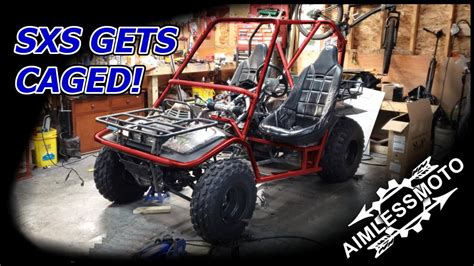 Steering And A Full Cage Quadrunner Sxs Atv To Buggy Build Part
