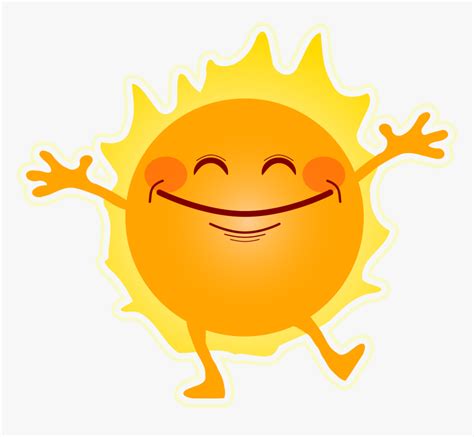 Happy Sunshine Vector Clipart Happy Sun Vector Png Transparent Png