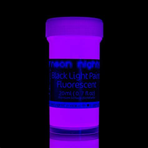 Neon Nights Ultraviolet Uv Black Light Fluorescent Glow Wall