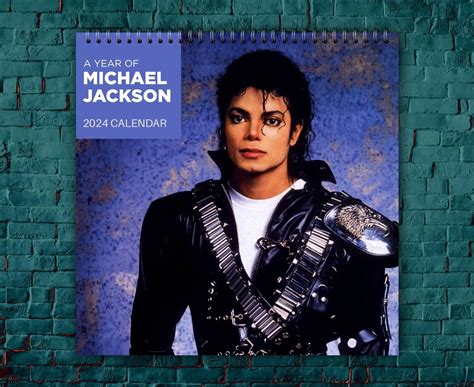 Michael Jackson Calendar 2024 Michael Jackson 2024 Celebrity Sold By
