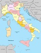 Italien Karte mit Regionen & Landkarten mit Provinzen