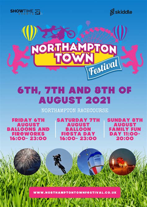New Dates 6th 7th And 8th August 2021 Northampton Town Festival