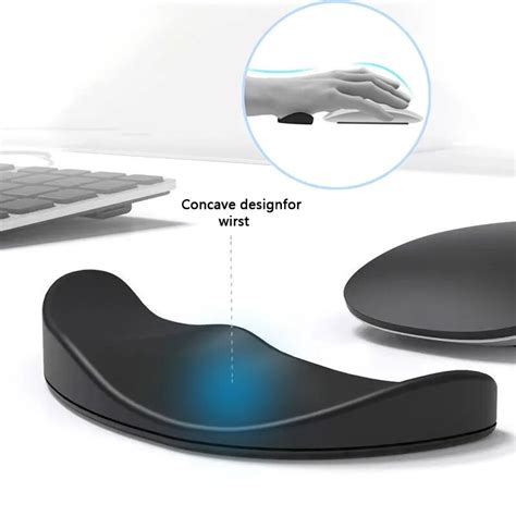 Ergonomic Handguard Mouse Pad G80 Silicon Gel Non Slip Streamline Wrist